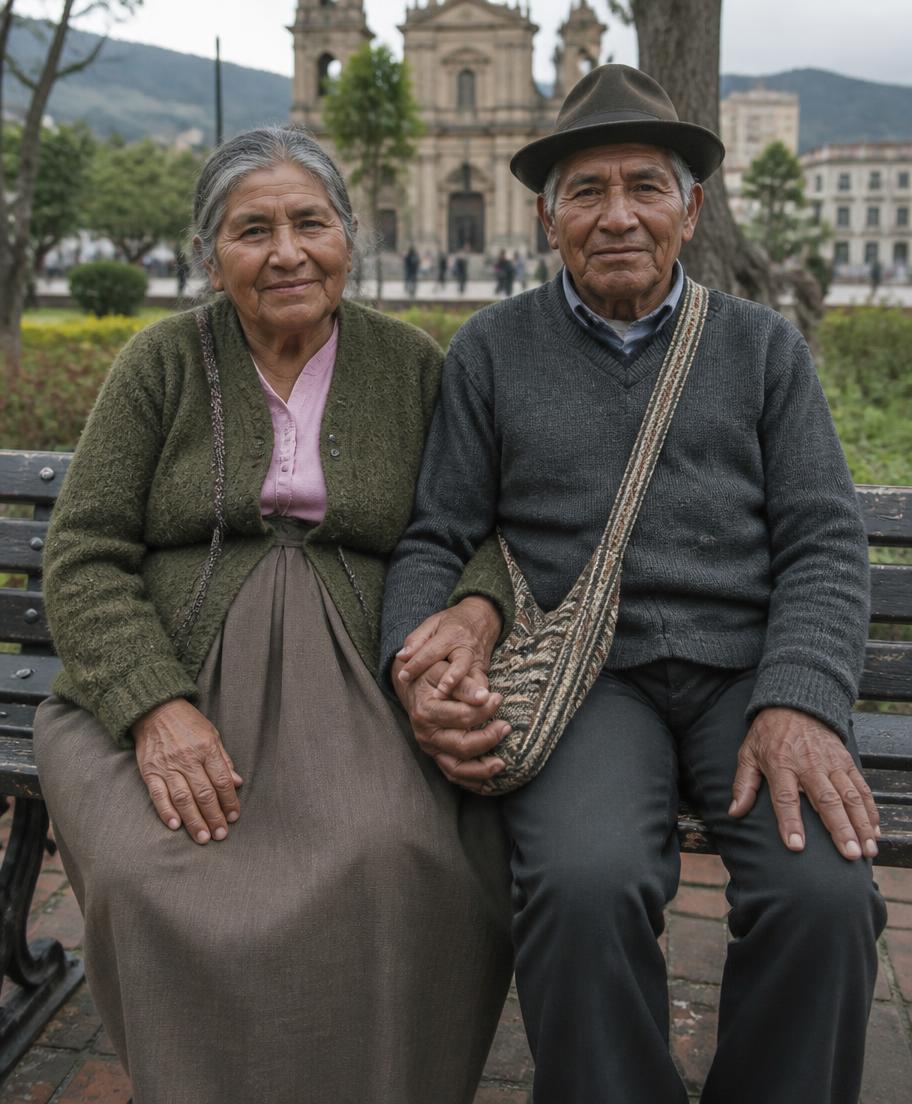 Pareja colombiana, representando a los beneficiarios y herederos que acompañamos